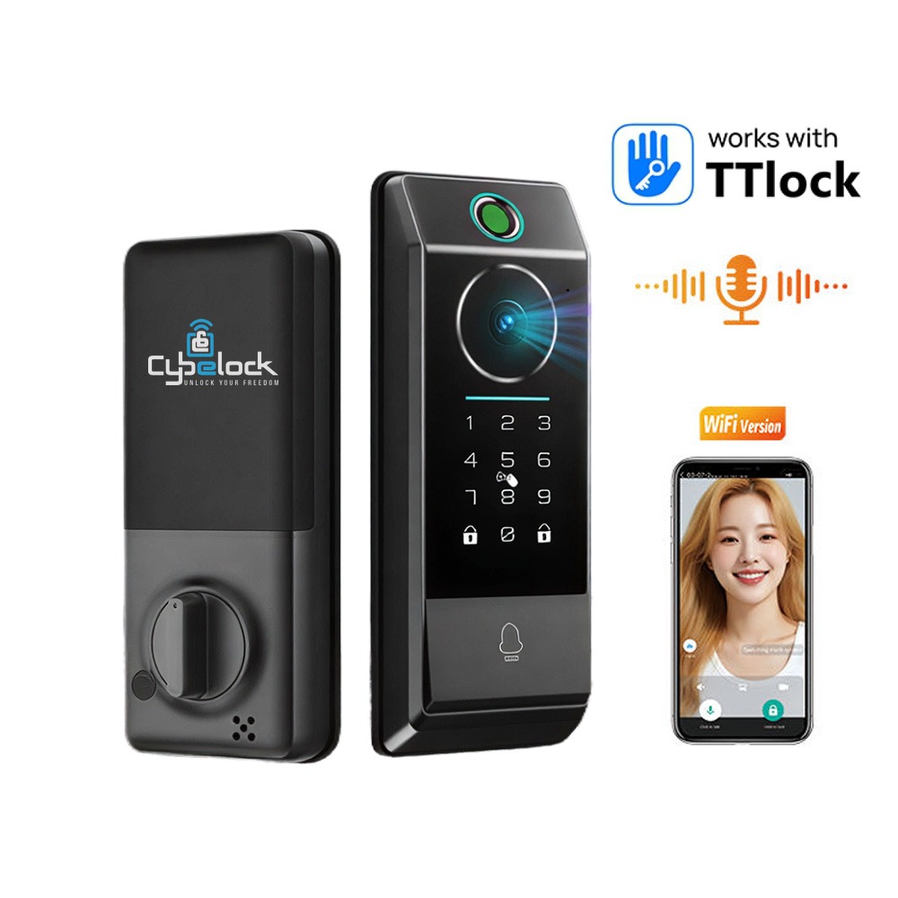 Cybelock D63 — works with TTLock, Wi-Fi version with video call